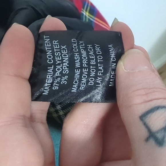 Plaid moto jacket - Picture 5 of 9